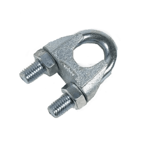 Зажим-скоба для тросу DIN 741