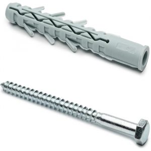 Розпірний рамний дюбель з шурупом нейлон КПК