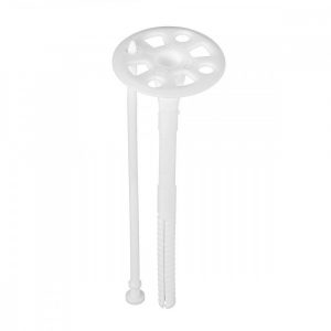 Дюбель з подовженою зоною розпору та пластиковим стержнем