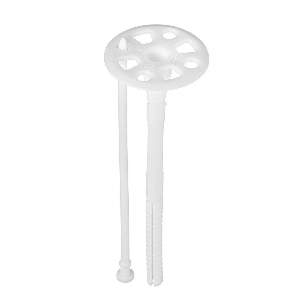 Дюбель з подовженою зоною розпору та пластиковим стержнем