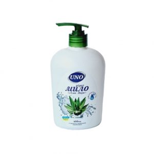 Рідке мило «UNO» Алое Вера з дозатором 450мл