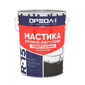 Мастика ОРЕОЛ бітумно-каучукова Універсальна