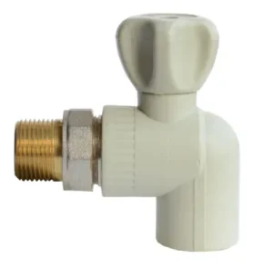 Кран ППР кульовий кутовий з американкою