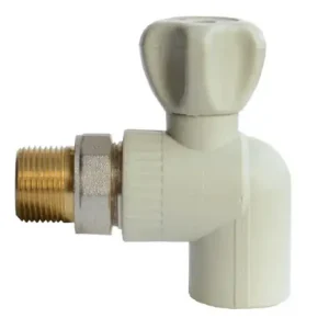 Кран ППР кульовий кутовий з американкою