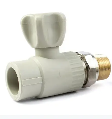 Кран ППР кульовий Ду 20*1/2 кульовий прямий з американкою