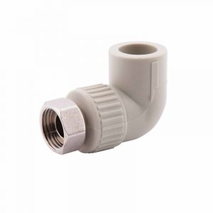 Коліно ППР з накидною гайкою