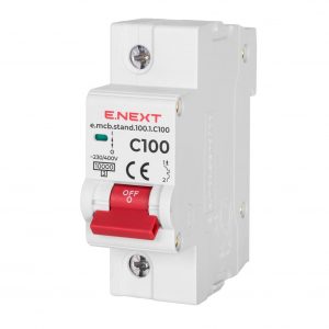Автоматичний вимикач E.Next e.mcb.stand.100.1 типC 10kA