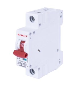 Автоматичний вимикач E.Next e.industrial.mcb.100.1 типC 10kA