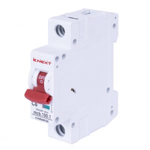 Автоматичний вимикач E.Next e.industrial.mcb.100.1 типC 10kA