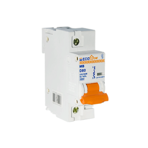 Автоматичний вимикач ECOHOME ECO MB 1p D 6kA 80A