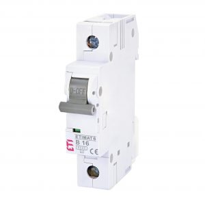 Автоматичний вимикач ETI ETIMAT 6 типВ 6kA 1A-63A