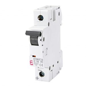 Автоматичний вимикач ETI ETIMAT 10 DC тип С 6kA 1A-50A