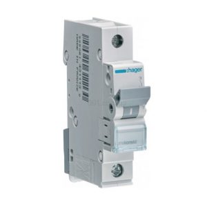 Автоматичний вимикач Hager NDN 1P D 10kA 10A-50A