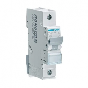 Автоматичний вимикач Hager MCN C 6kA 0.5A-63A