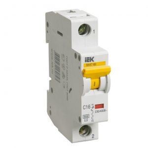 Автоматичний вимикач IEK ВА47-60 С 6kA 25А-40A