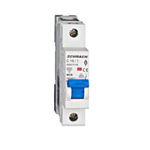 Автоматичний вимикач Schrack 1P С 6kA 2А-63A