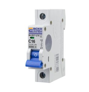 Автоматичний вимикач Аско-Укрем ВА-2017/C 1P C 4.5kA