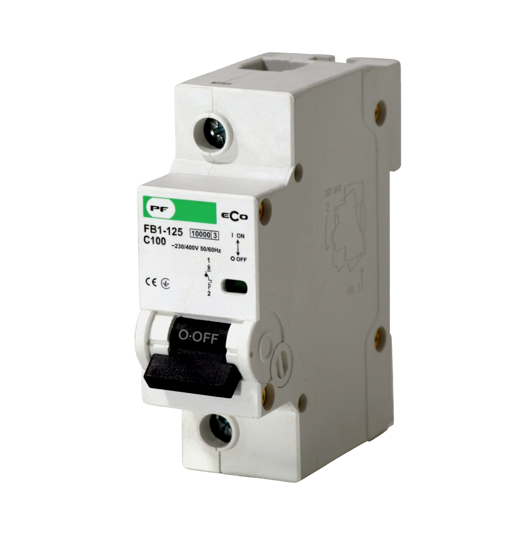 Автоматичний вимикач Promfactor ECO FB1-125 1P C 10kA