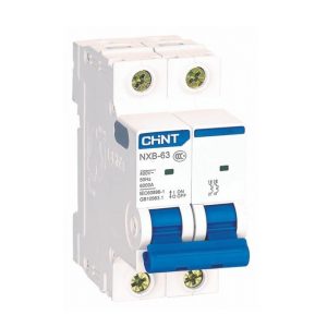 Модульний автоматичний вимикач Chint NXB-63 2P B 6kA