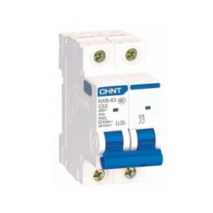 Модульний автоматичний вимикач Chint NXB-63 2P C 6kA