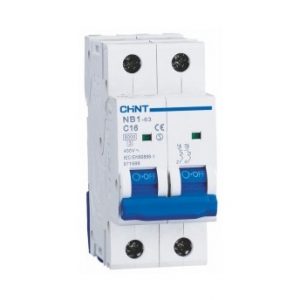 Модульний автоматичний вимикач Chint NB1-63 2P C 6kA