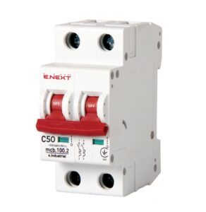 Автоматичний вимикач E.Next e.industrial.mcb.100.2.C 10kA
