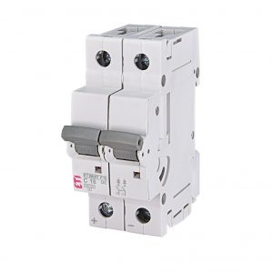 Автоматичний вимикач ETI ETIMAT P10 DC C 10kA 2A-63A