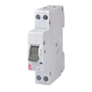 Автоматичний вимикач ETI ETIMAT 6 1P*N С 6kA 10А-32A