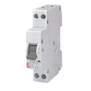 Автоматичний вимикач ETI ETIMAT 6 1P*N С 6kA 6А-63A