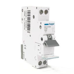 Автоматичний вимикач Hager MLN C 1P*N 6kA 6A-40A