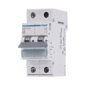Автоматичний вимикач Hager MCN 2P C 6kA 2A-63A