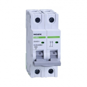 Автоматичний вимикач NOARK Ex9BS 2P B 4.5kA 6А-63A