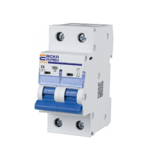 Автоматичний вимикач Аско-Укрем UTrust 2P С 6kA 1А-63A