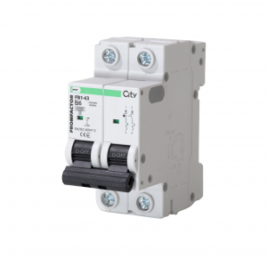Автоматичний вимикач Промфактор CITY FB1-63 2P B 6kA