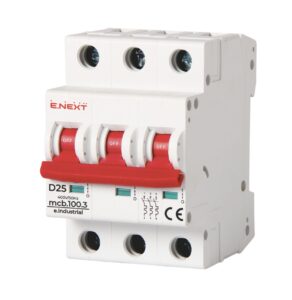 Автоматичний вимикач e.industrial.mcb.100.3.D 3р D 10кА