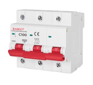 Модульний автоматичний вимикач e.mcb.stand.100.3 3р C 10kA
