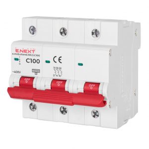Модульний автоматичний вимикач e.mcb.stand.100.3 3р C 10kA