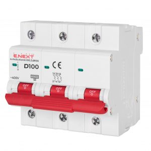 Модульний автоматичний вимикач e.mcb.stand.100.3 3P D 10кА