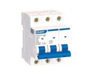 Автоматичний вимикач Chint NXB-63 3P D 6кА 1A-63A