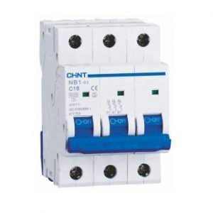 Автоматичний вимикач Chint NB1-63H 3P C 10кА DB