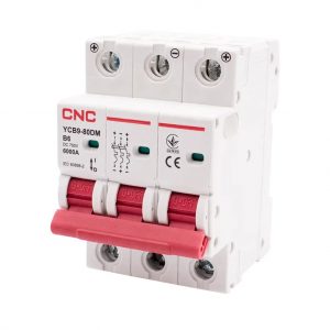 Автоматичний вимикач CNC YCB9-80DM 3Р B 750В DC 6кА