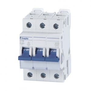 Автоматичний вимикач Doepke DLS6i 3P C 10kA 6A-50A