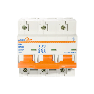 Автоматичний вимикач ECOHOME ECO MB 3p D 6kA 100A