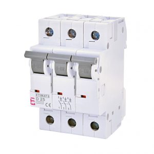 Автоматичний вимикач ETI ETIMAT 6 3p D 6kA