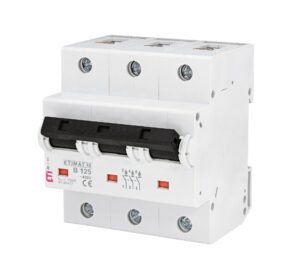 Автоматичний вимикач ETI ETIMAT 10 3p B 15kA 125А