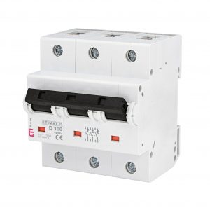Автоматичний вимикач ETI ETIMAT 10 3p D 15kA