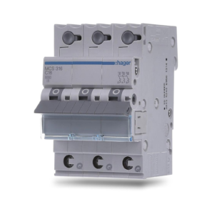 Автоматичний вимикач Hager MCS QC 3P C 6кА 6A-63A
