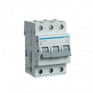 Автоматичний вимикач Hager MC302A 3P C 6кА 2A