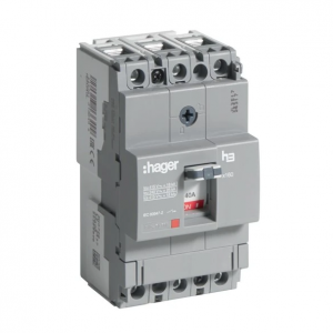 Автоматичний вимикач Hager x160 3P D 18kA 25А-160A