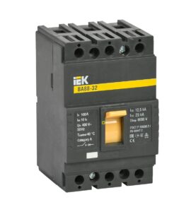 Автоматичний вимикач IEK ВА88-32 3Р D 25кА 80А